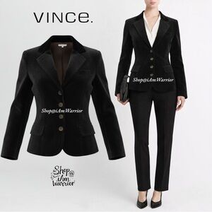 Vince Black Velvet Structured Tailored Blazer
*shop@iamwarrior